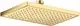AXOR-HG-AXOR-ShowerSolutions-Kopfbrause-245-185-1jet-EcoSmart-Brushed-Gold-Optic-35374250 gallery number 1